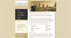 Desktop Screenshot of primecapitalgroup.com