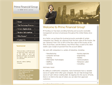 Tablet Screenshot of primecapitalgroup.com